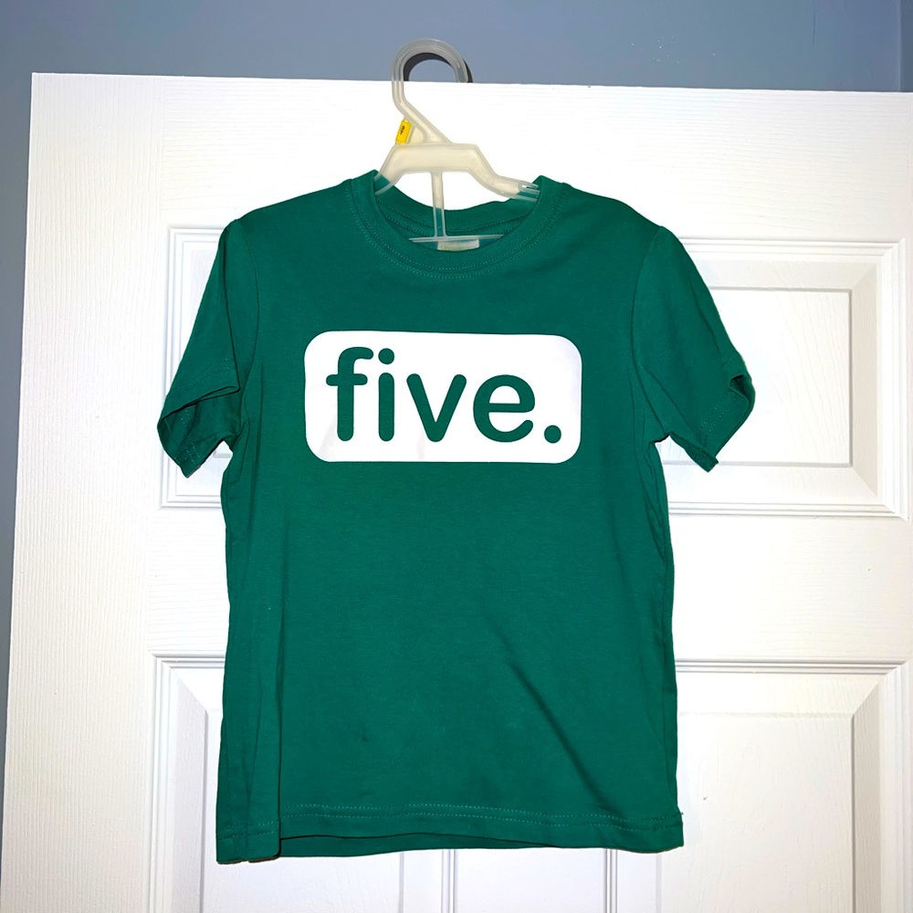 FIVE T-Shirt Green size 6